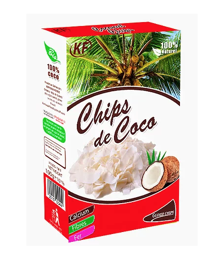 Paquet de Chips de Coco 100g