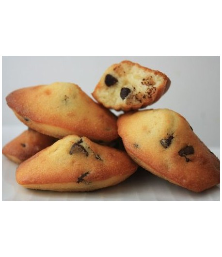 Madeleines aux pépites de chocolat-Patisserie Maya Factory